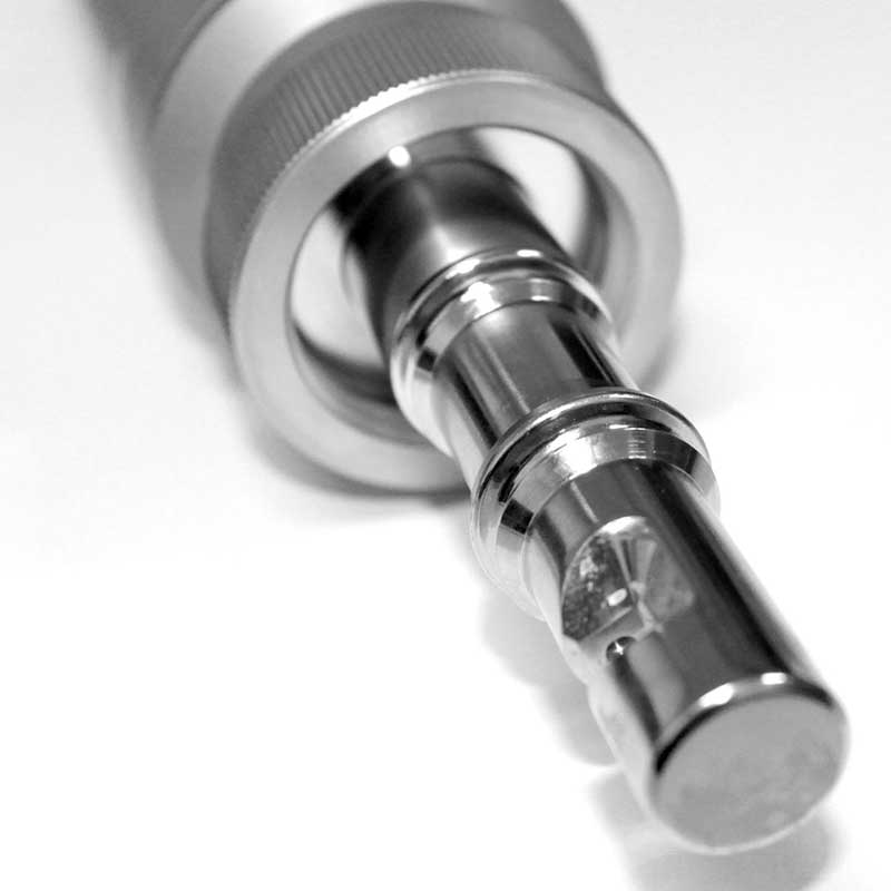 Close up of the probe tip on a AS56-N turbidity probe sensor