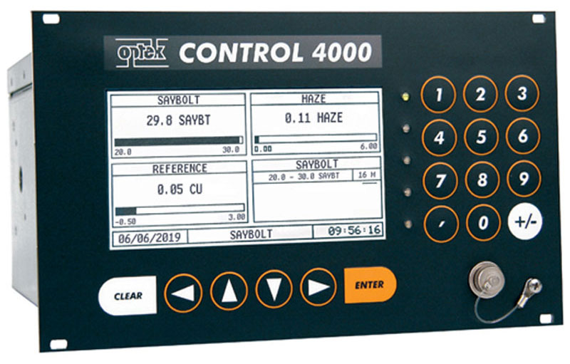 optek saybolt color analyzer measuring 28.9 saybolt